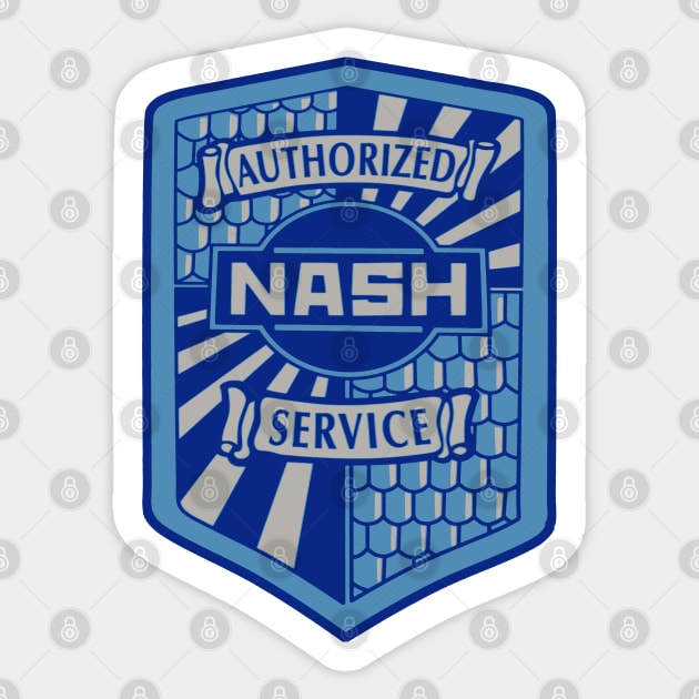 Nash Cars Usa Sticker by Midcenturydave